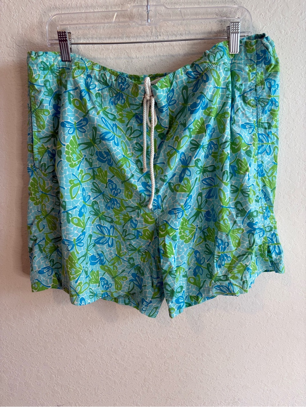 Lilly Pulitzer Men’s Swim Trunks Blue Green Size Large